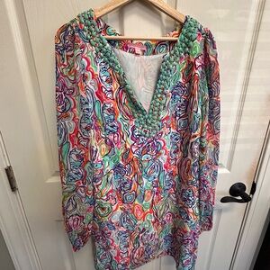 Lilly Pulitzer Multicolor Beaded Tunic
